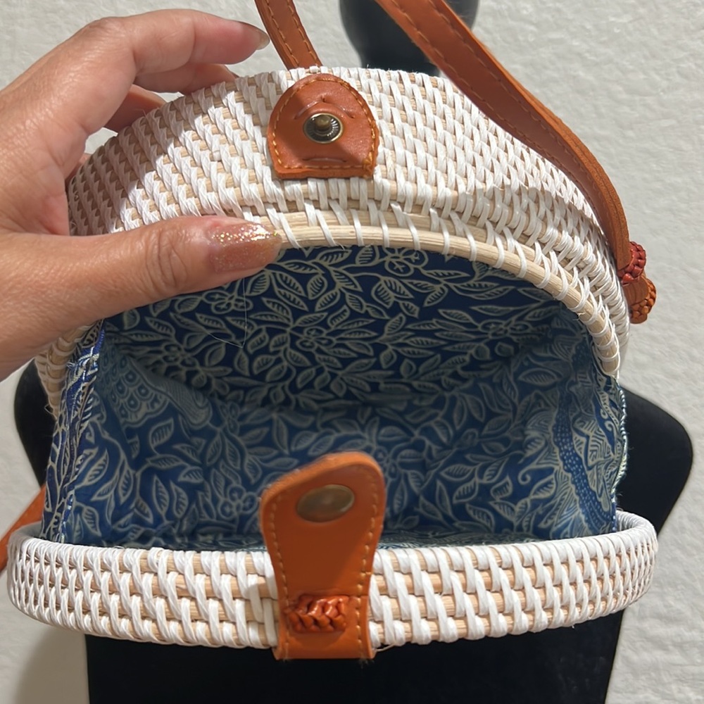 Handmade Bali Rattan Bag - Picture 9 of 12